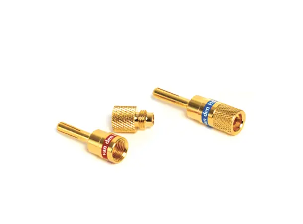 VdH DIY Banana, 4 stk 4mm banan, pr.sett Komplett sett (ikke lodding), 4 stk 